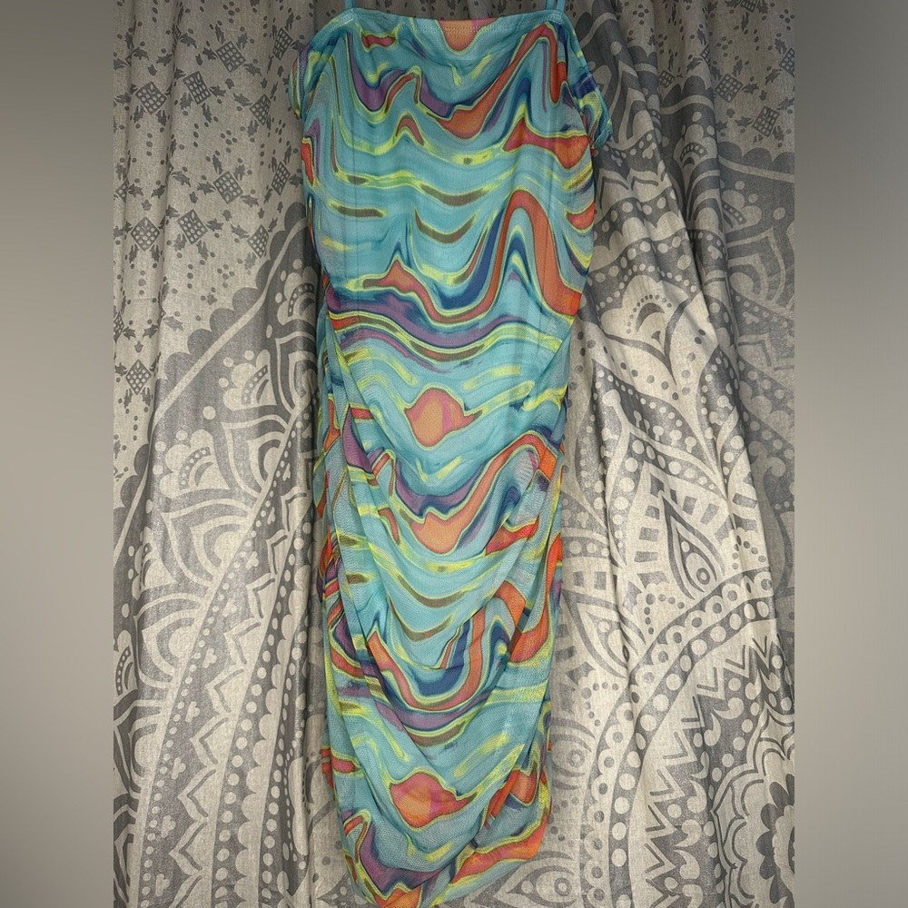 Target Collection Mesh Dress with a lining.